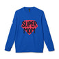adidas® Unisex Fleece Crewneck Sweatshirt Super Mom by Mariu del Campo.