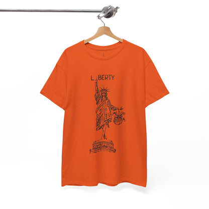 T-Shirt Statue of Liberty Unisex Cotton Tee by Mariu del Campo.