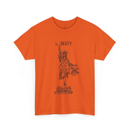 T-Shirt Statue of Liberty Unisex Cotton Tee by Mariu del Campo.