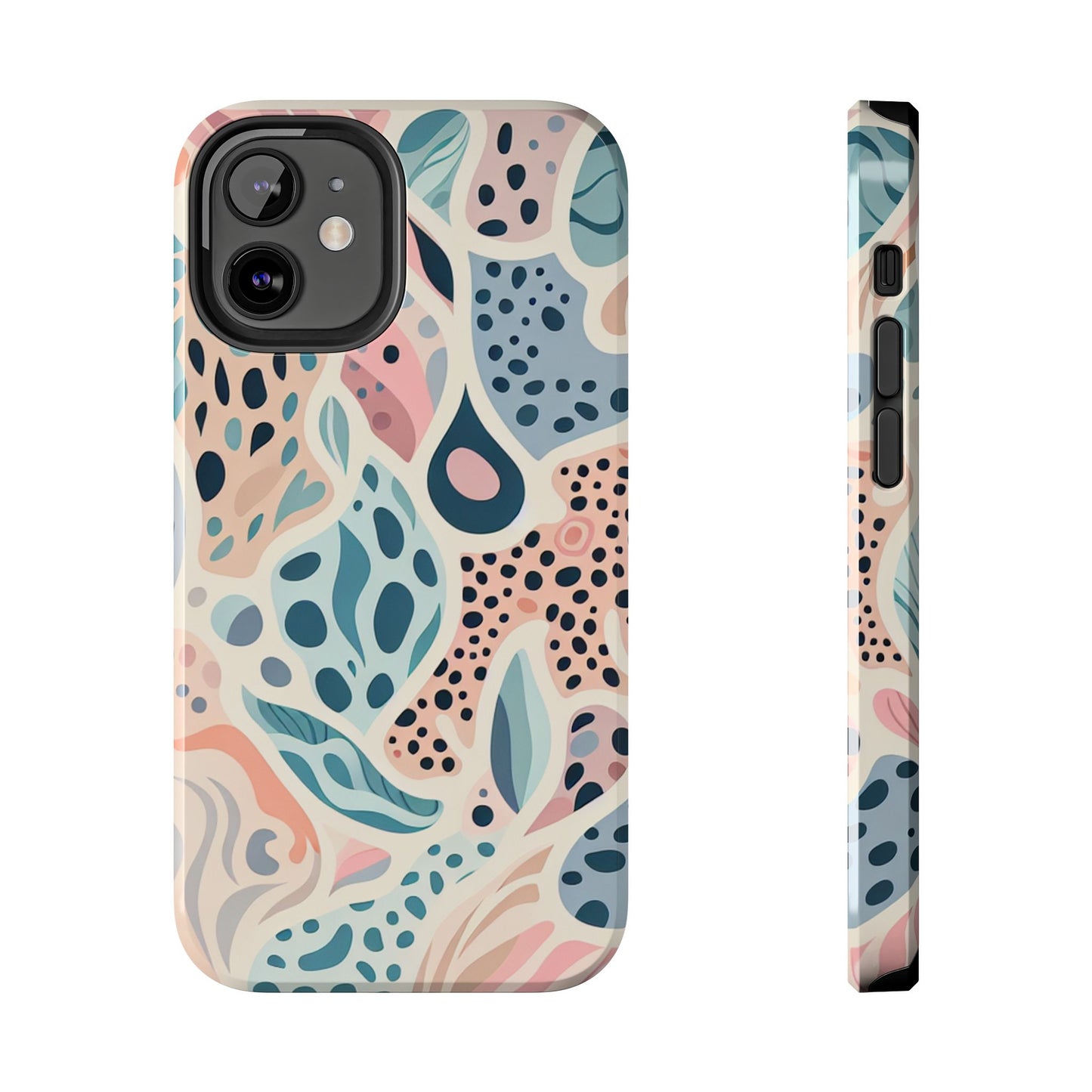 Cases Tough Phone Animal Print - Pastel Design by Mariu del Campo.