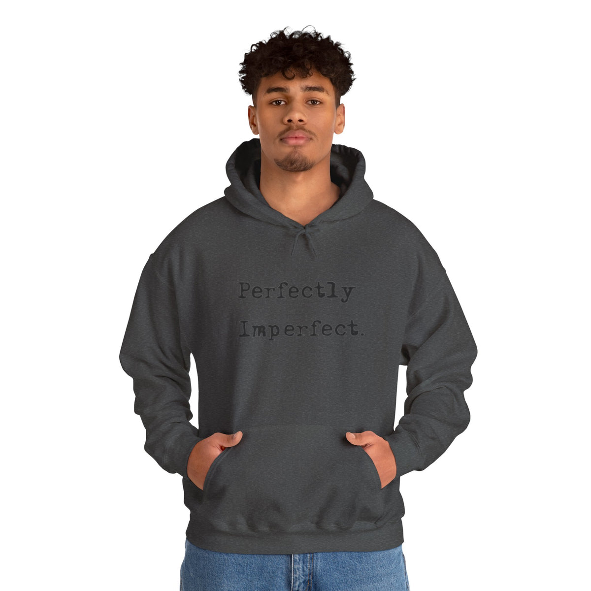 Hoodie Unisex Heavy Blend Perfect Imperfect — by Mariu del Campo