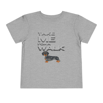 T-Shirt Toddler Short Sleeve Dachshund — by Mariu del Campo