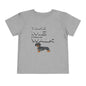 T-Shirt Toddler Short Sleeve Dachshund — by Mariu del Campo