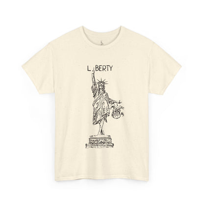 T-Shirt Statue of Liberty Unisex Cotton Tee by Mariu del Campo.