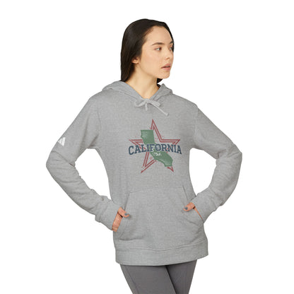 adidas® Unisex Fleece Hoodie California — by Mariu del Campo