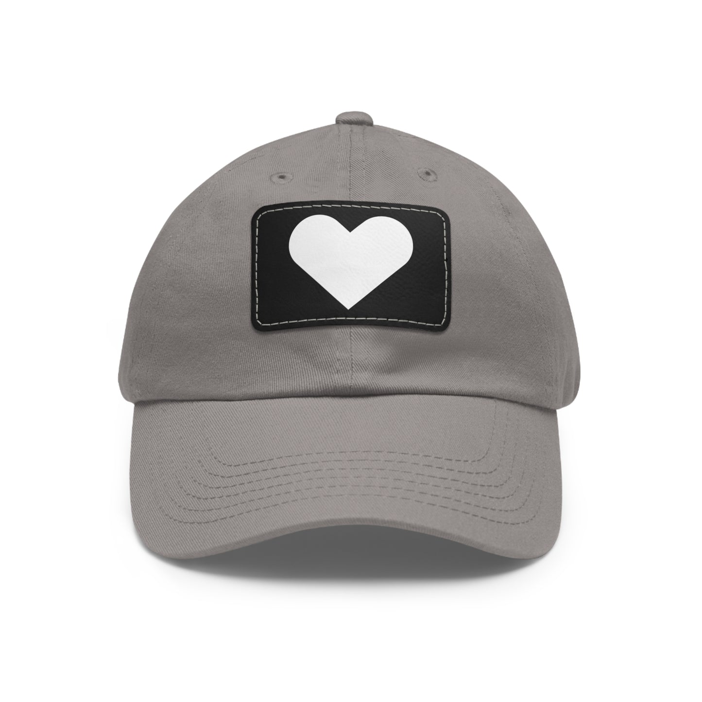 Hat with Leather Patch (Rectangle) love by Mariu del Campo.
