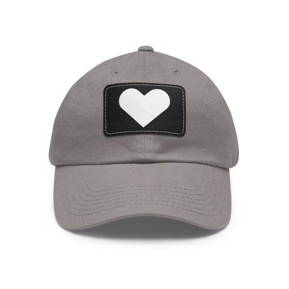Hat with Leather Patch (Rectangle) love by Mariu del Campo.