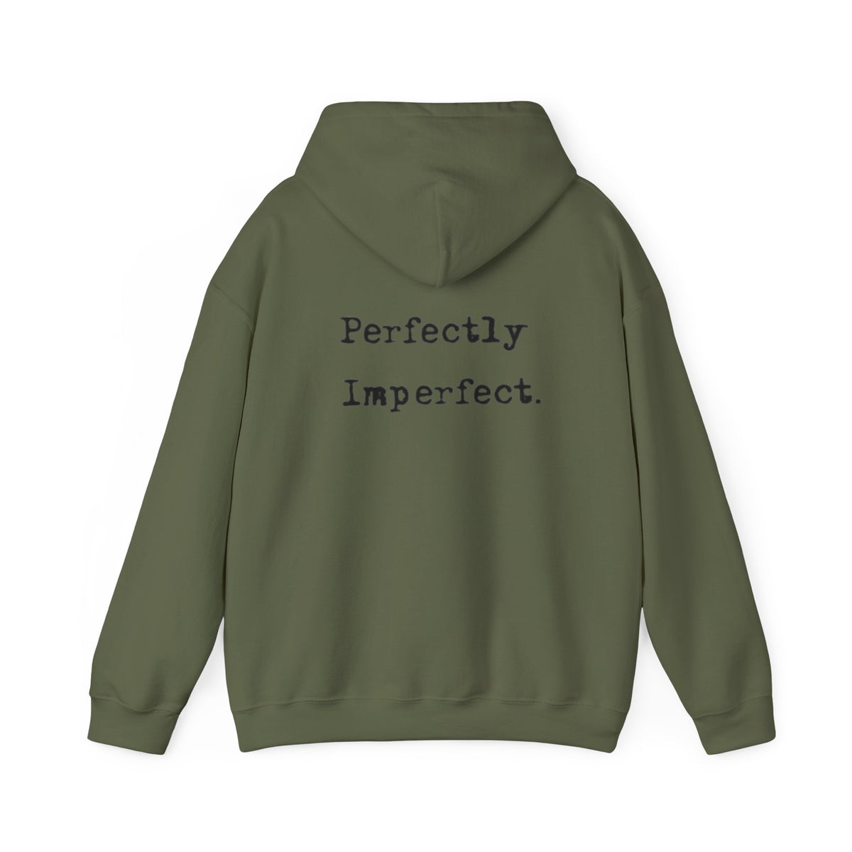 Hoodie Unisex Heavy Blend Perfect Imperfect — by Mariu del Campo