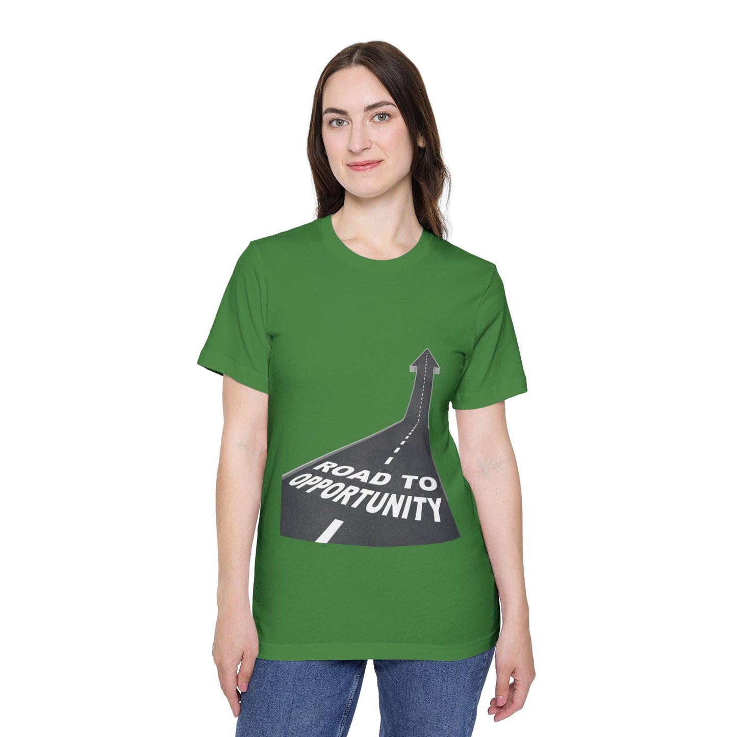 T-Shirt Unisex Road to Opportunity — Mariu del Campo