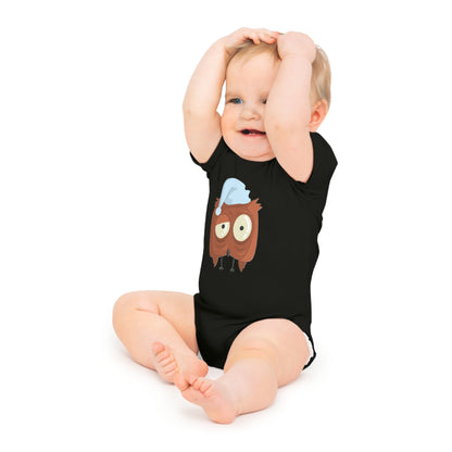 Bodysuit Unisex Baby Short Sleeve Buo by Mariu del Campo.