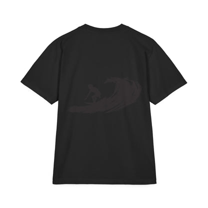 T-Shirt Surfing Wave Unisex by Mariu del Campo.