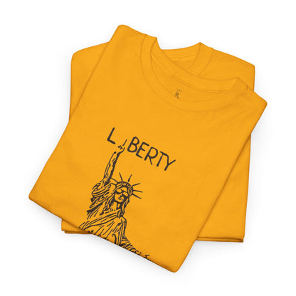 T-Shirt Statue of Liberty Unisex Cotton Tee by Mariu del Campo.