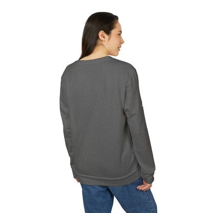 adidas® Unisex Fleece Crewneck Evolution of Padel — by Mariu del Campo