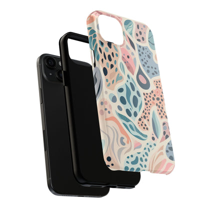 Cases Tough Phone Animal Print - Pastel Design by Mariu del Campo.