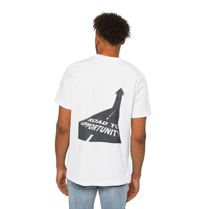 T-Shirt Unisex Road to Opportunity — Mariu del Campo