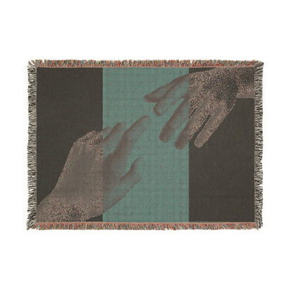 Woven Blanket Throw Hands by Mariu del Campo.
