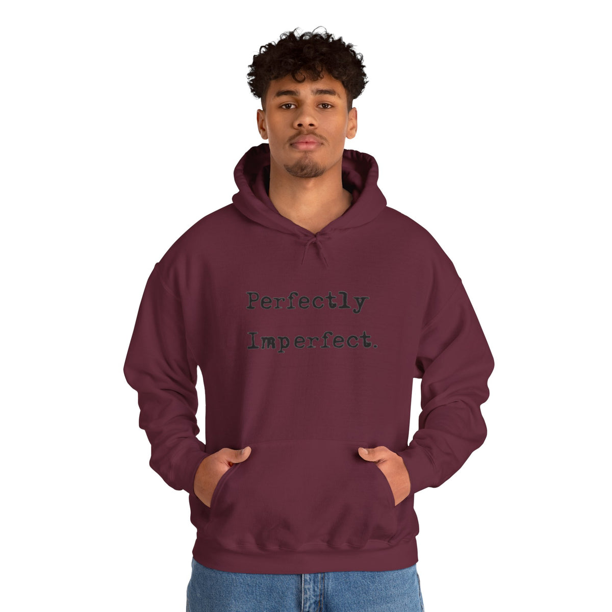 Hoodie Unisex Heavy Blend Perfect Imperfect — by Mariu del Campo
