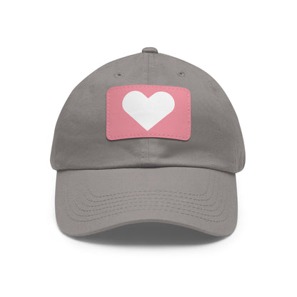 Hat with Leather Patch (Rectangle) love by Mariu del Campo.