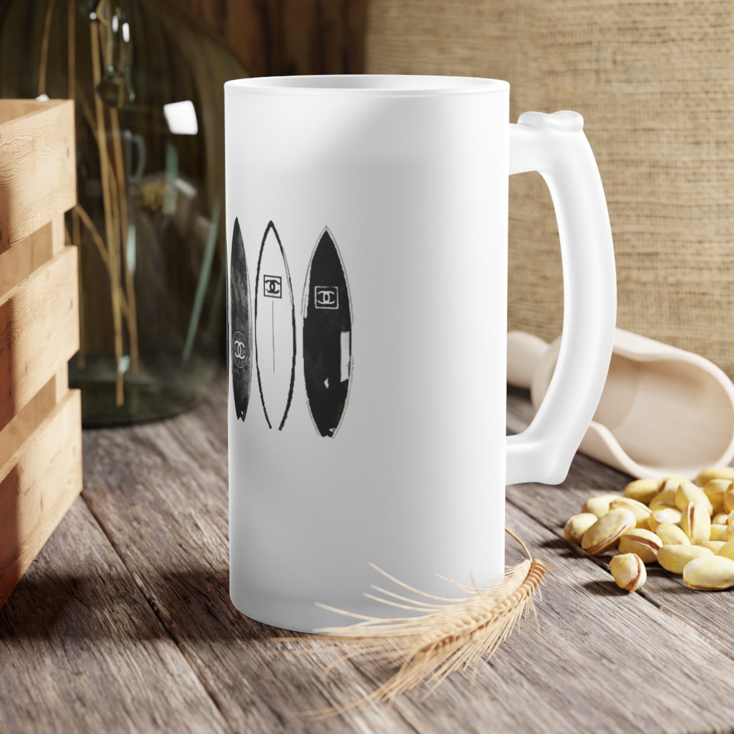 Mug Glass Frosted Beer surf by Mariu del Campo.