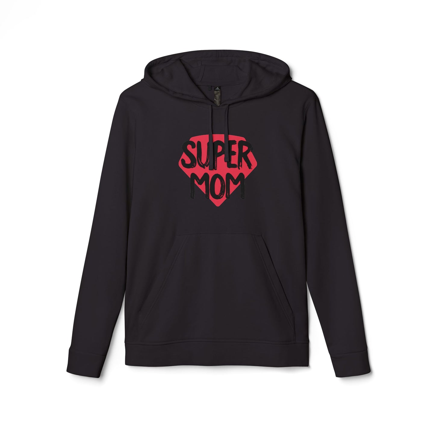 adidas® Unisex Fleece Hoodie Super Mom — by Mariu del Campo