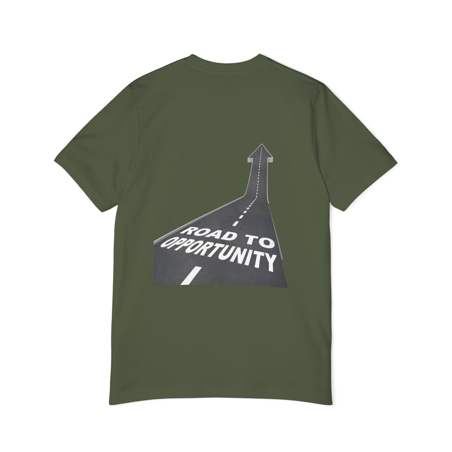 T-Shirt Unisex Road to Opportunity — Mariu del Campo