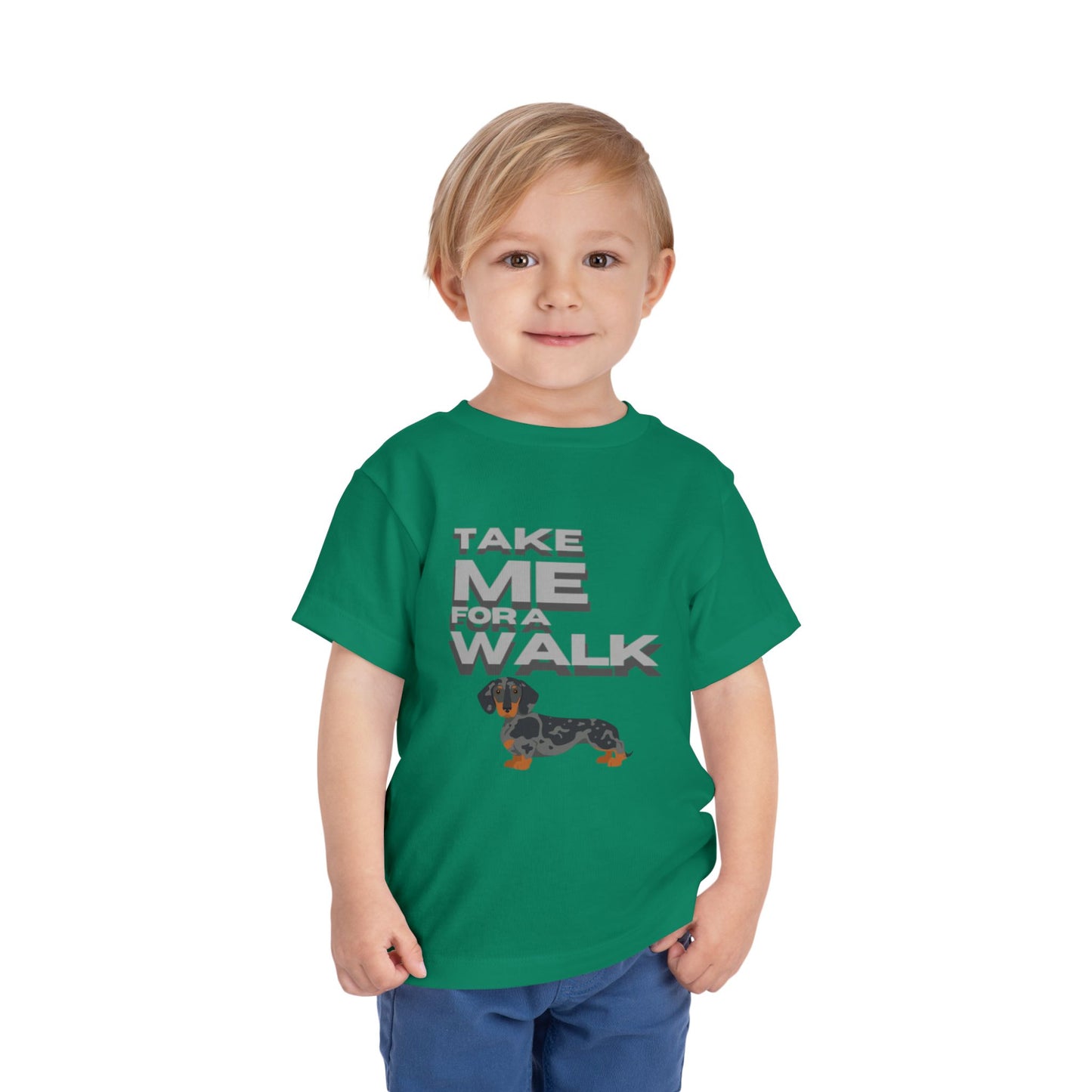 T-Shirt Toddler Short Sleeve Dachshund — by Mariu del Campo