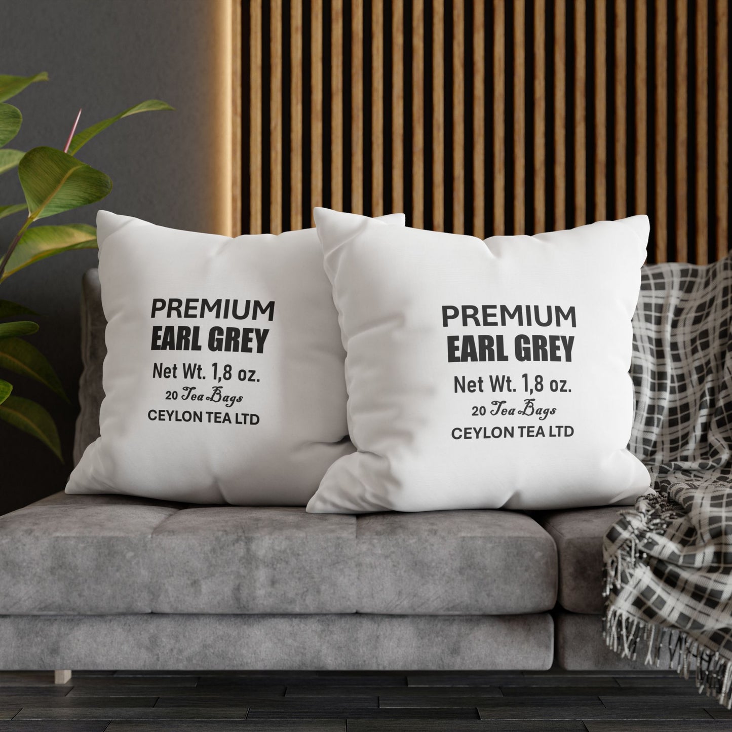 Pillowcase Square Poly Canvas premium by Mariu del Campo.