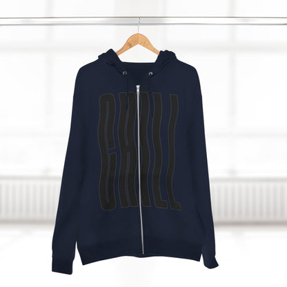 Hoodie Chill Unisex Zip by Mariu del Campo.