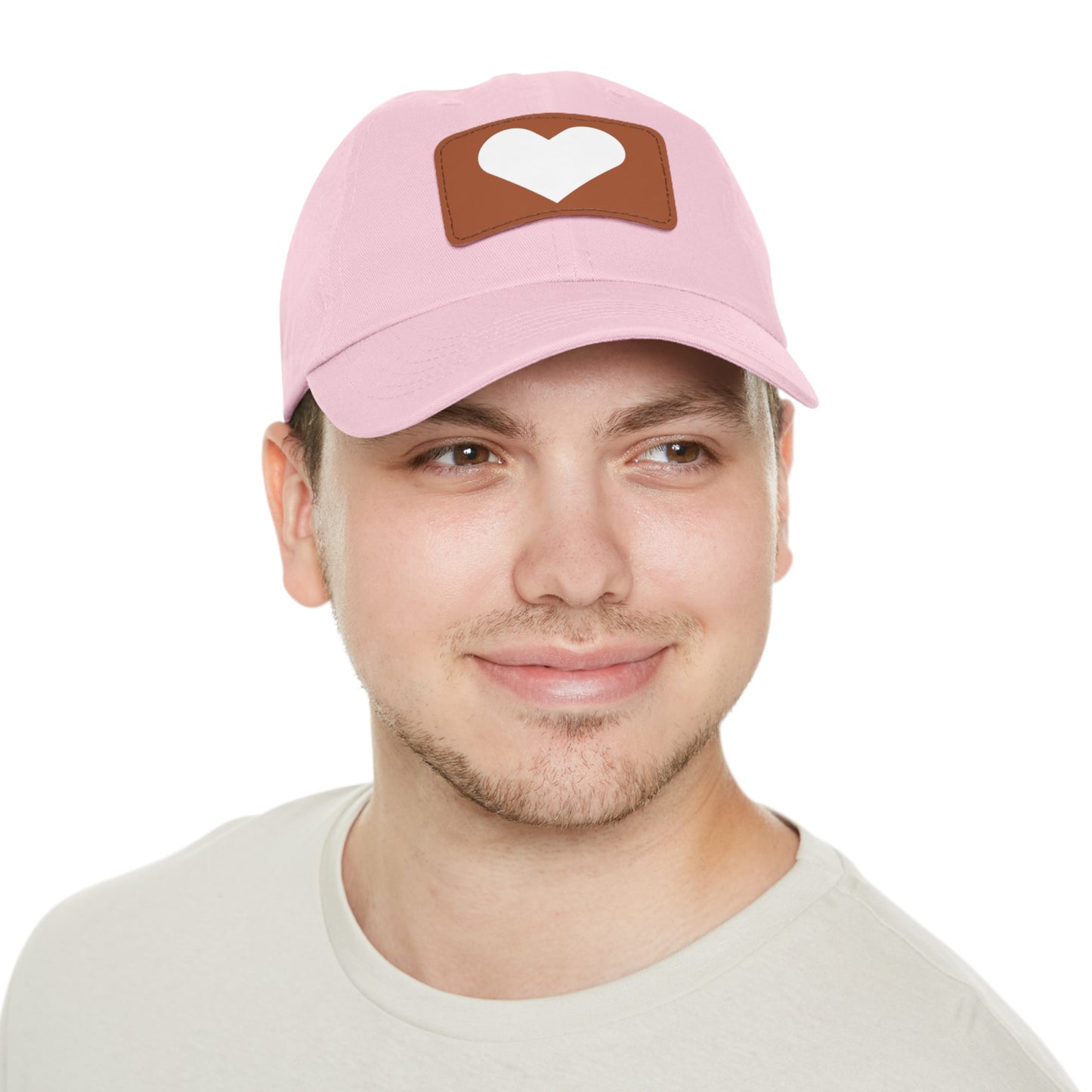 Hat with Leather Patch (Rectangle) love by Mariu del Campo.