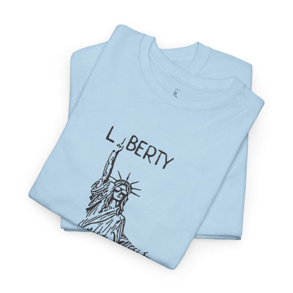 T-Shirt Statue of Liberty Unisex Cotton Tee by Mariu del Campo.
