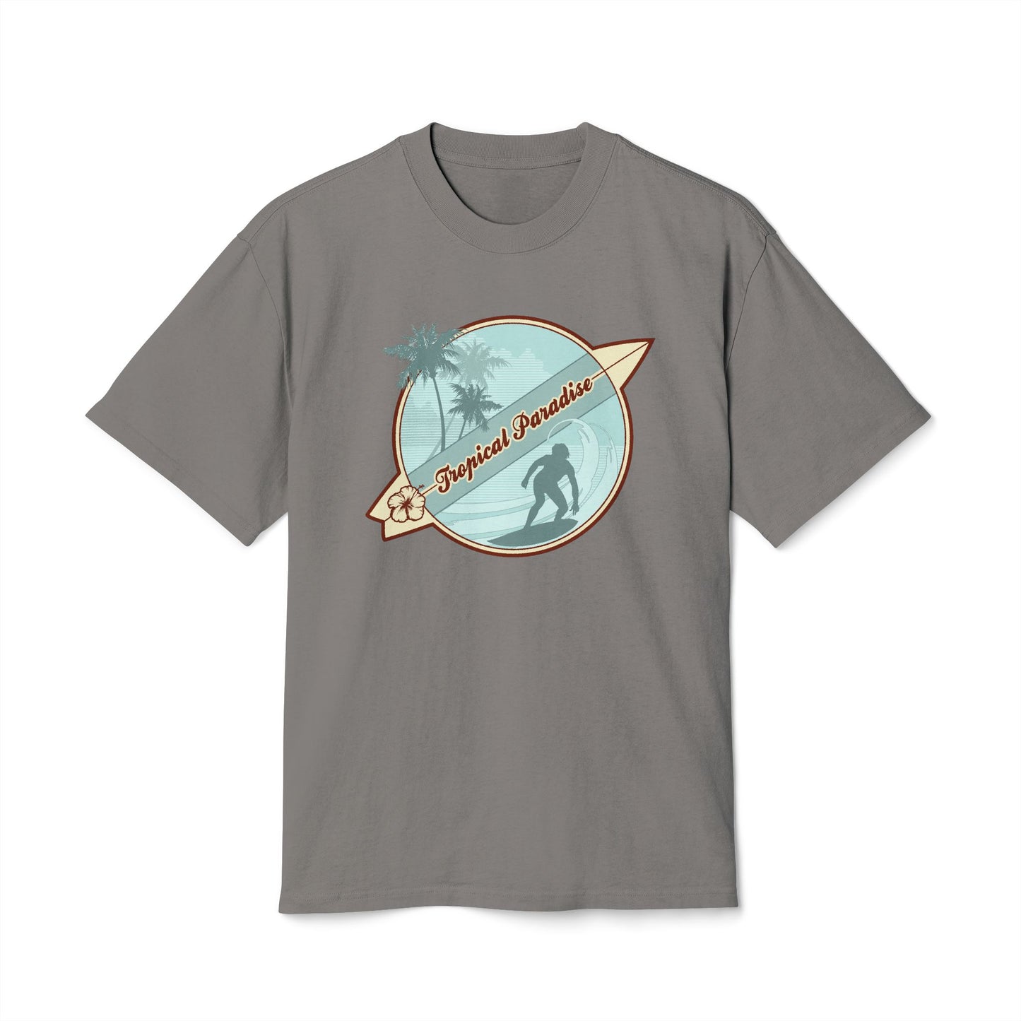 T-Shirt Unisex Heavy Faded tropical by Mariu del Campo.