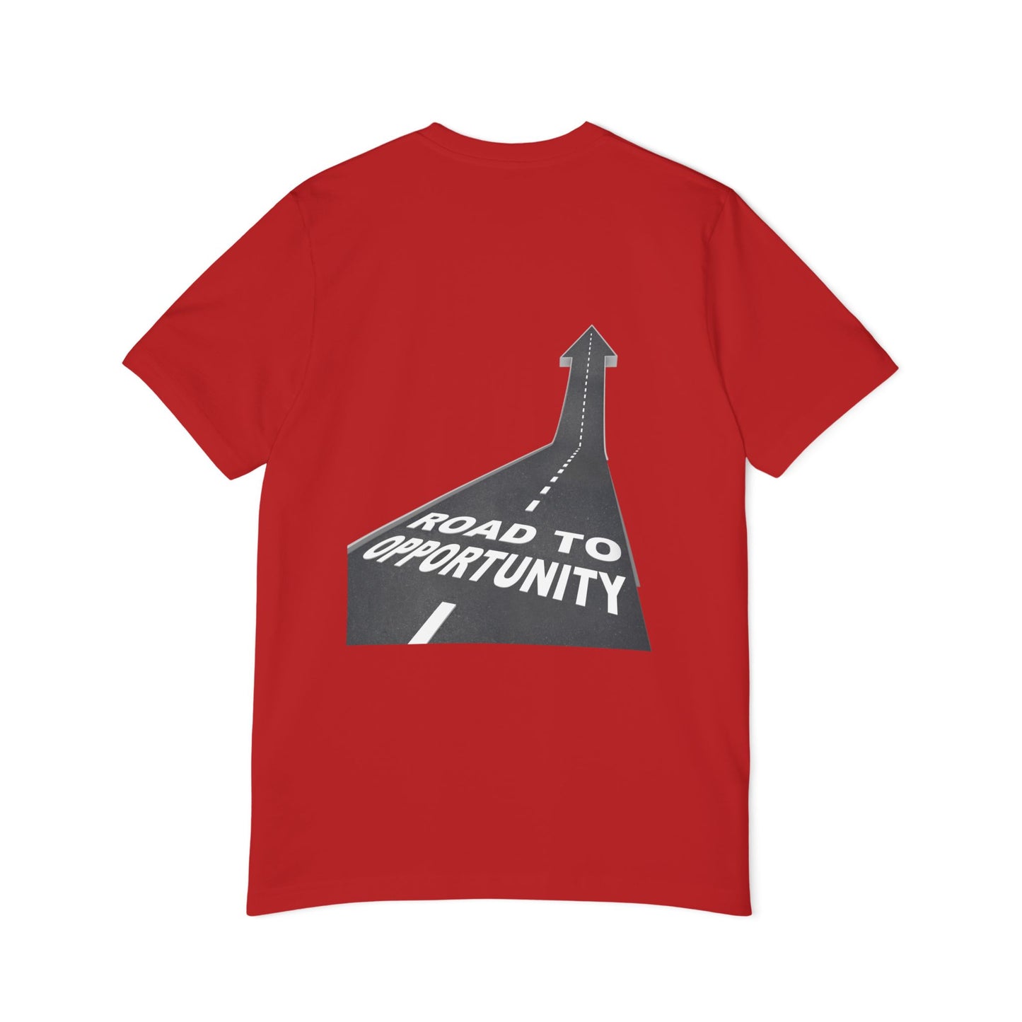 T-Shirt Unisex Road to Opportunity — Mariu del Campo