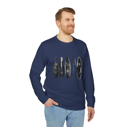 adidas® Unisex Fleece Crewneck Surf — by Mariu del Campo