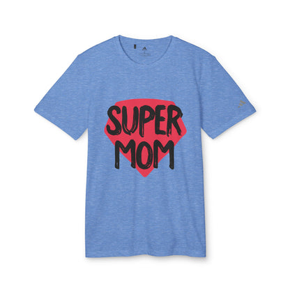 adidas® Unisex Sport T-shirt super mom by Mariu del Campo.