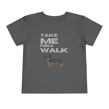 T-Shirt Toddler Short Sleeve Dachshund — by Mariu del Campo
