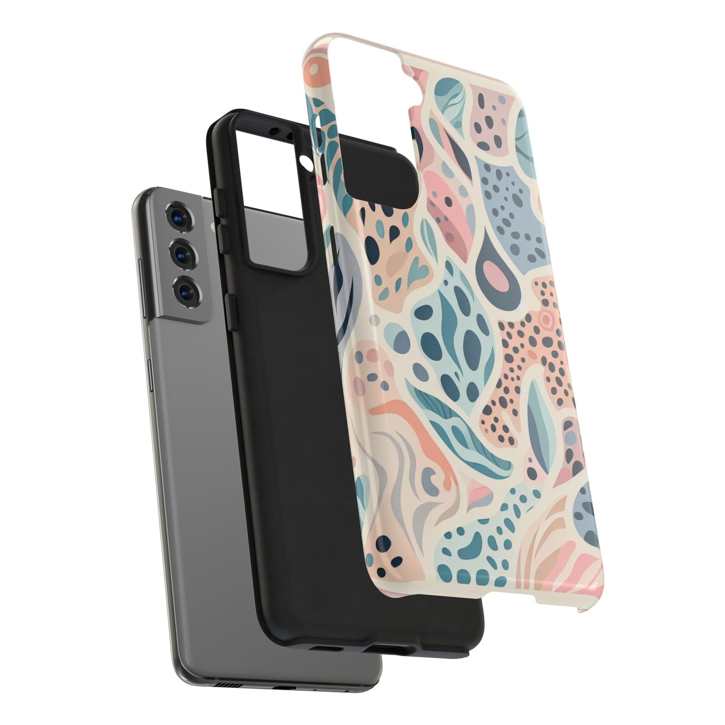 Cases Tough Phone Animal Print - Pastel Design by Mariu del Campo.
