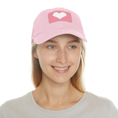 Hat with Leather Patch (Rectangle) love by Mariu del Campo.