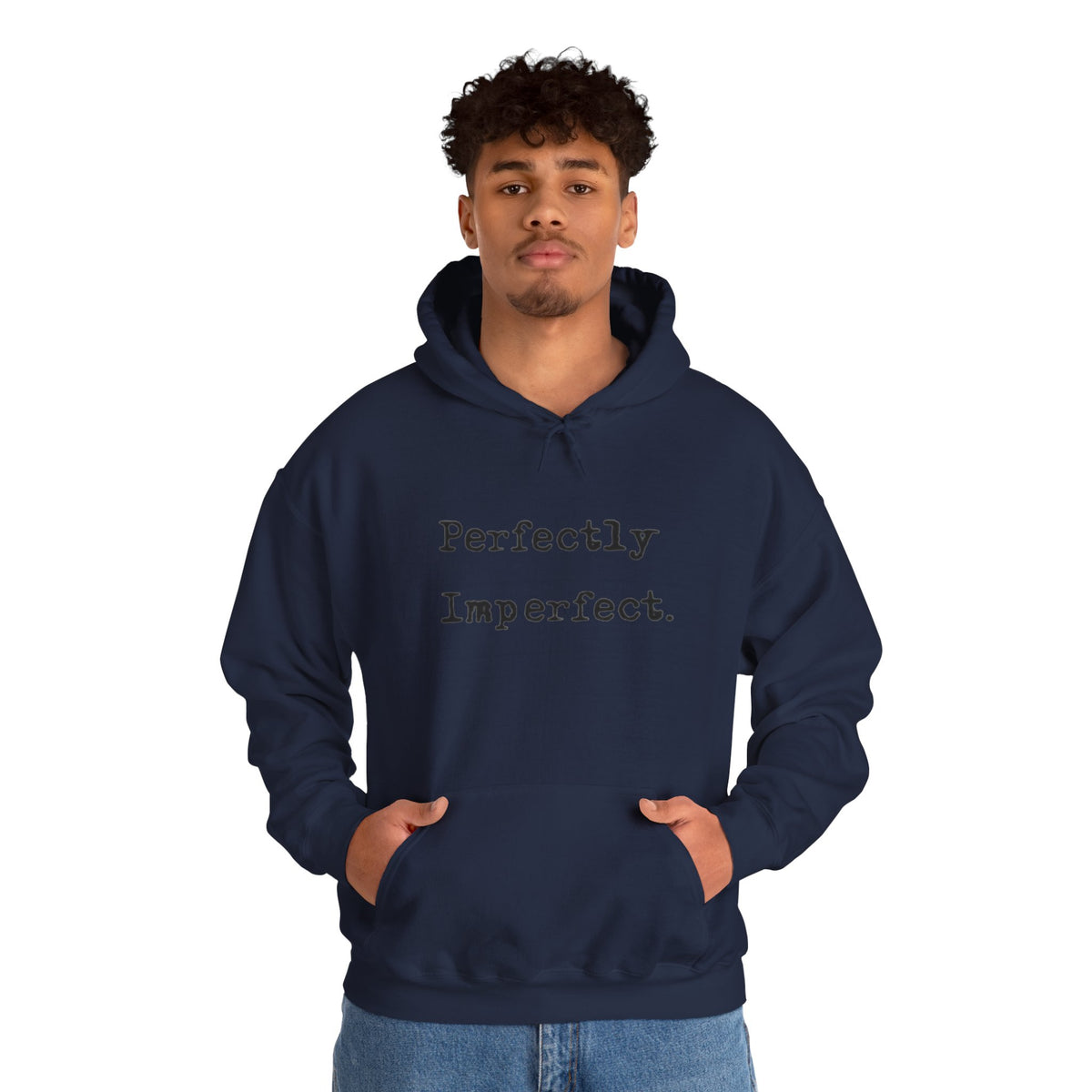 Hoodie Unisex Heavy Blend Perfect Imperfect — by Mariu del Campo