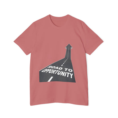 T-Shirt Unisex Road to Opportunity — Mariu del Campo