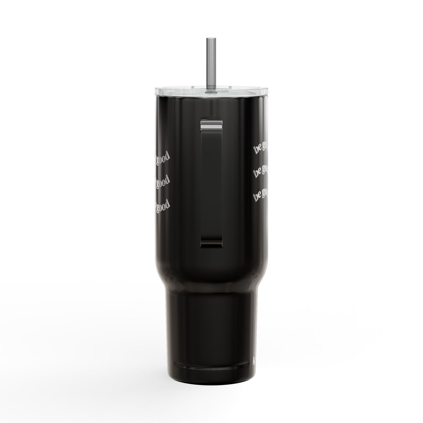 Insulated Tumbler 40oz with Engraved Be Good Do Good by Mariu del Campo.