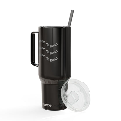 Insulated Tumbler 40oz with Engraved Be Good Do Good by Mariu del Campo.