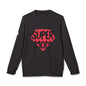 adidas® Unisex Fleece Crewneck Sweatshirt Super Mom — by Mariu del Campo