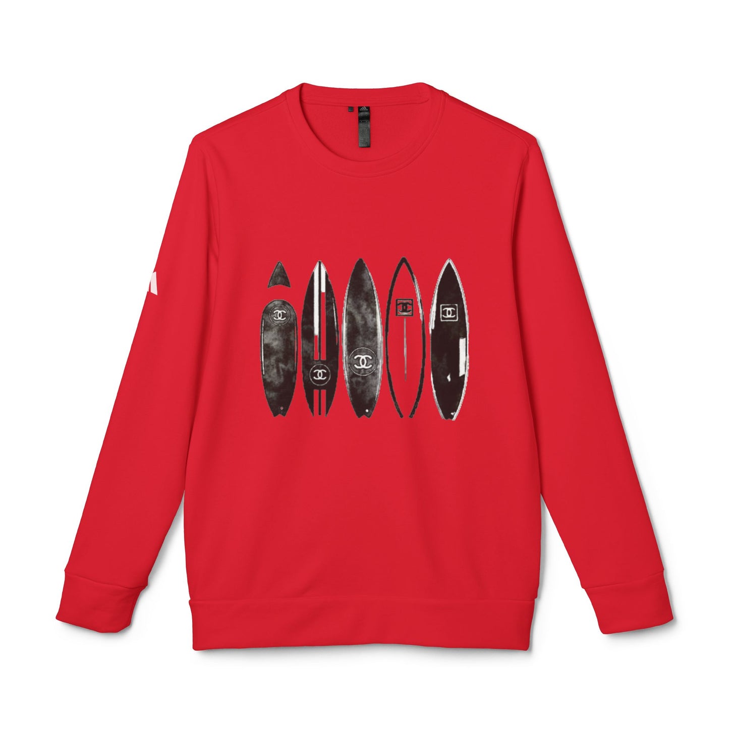 adidas® Unisex Fleece Crewneck Surf — by Mariu del Campo