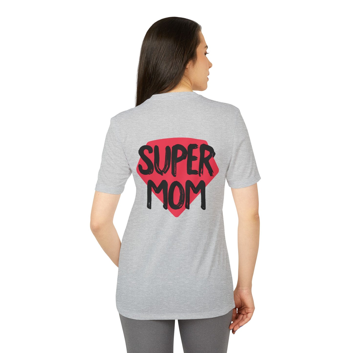 adidas® Unisex Sport T-shirt super mom by Mariu del Campo.