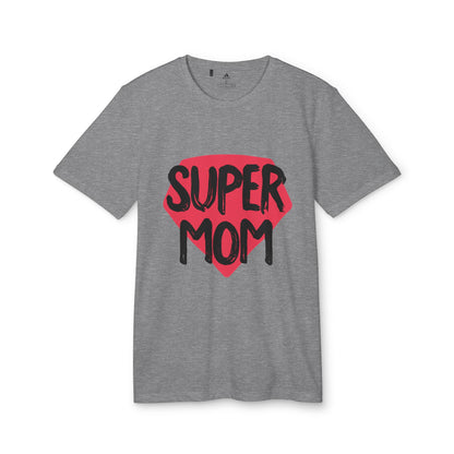 adidas® Unisex Sport T-shirt super mom by Mariu del Campo.
