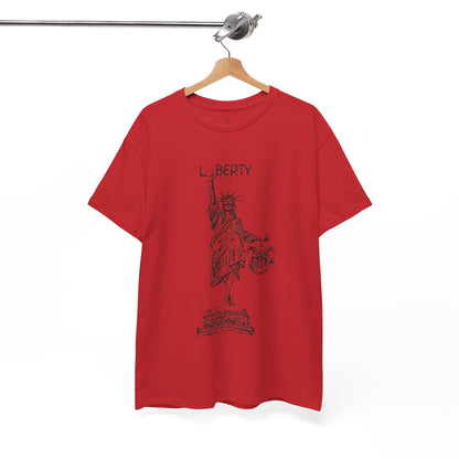 T-Shirt Statue of Liberty Unisex Cotton Tee by Mariu del Campo.