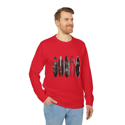 adidas® Unisex Fleece Crewneck Surf — by Mariu del Campo