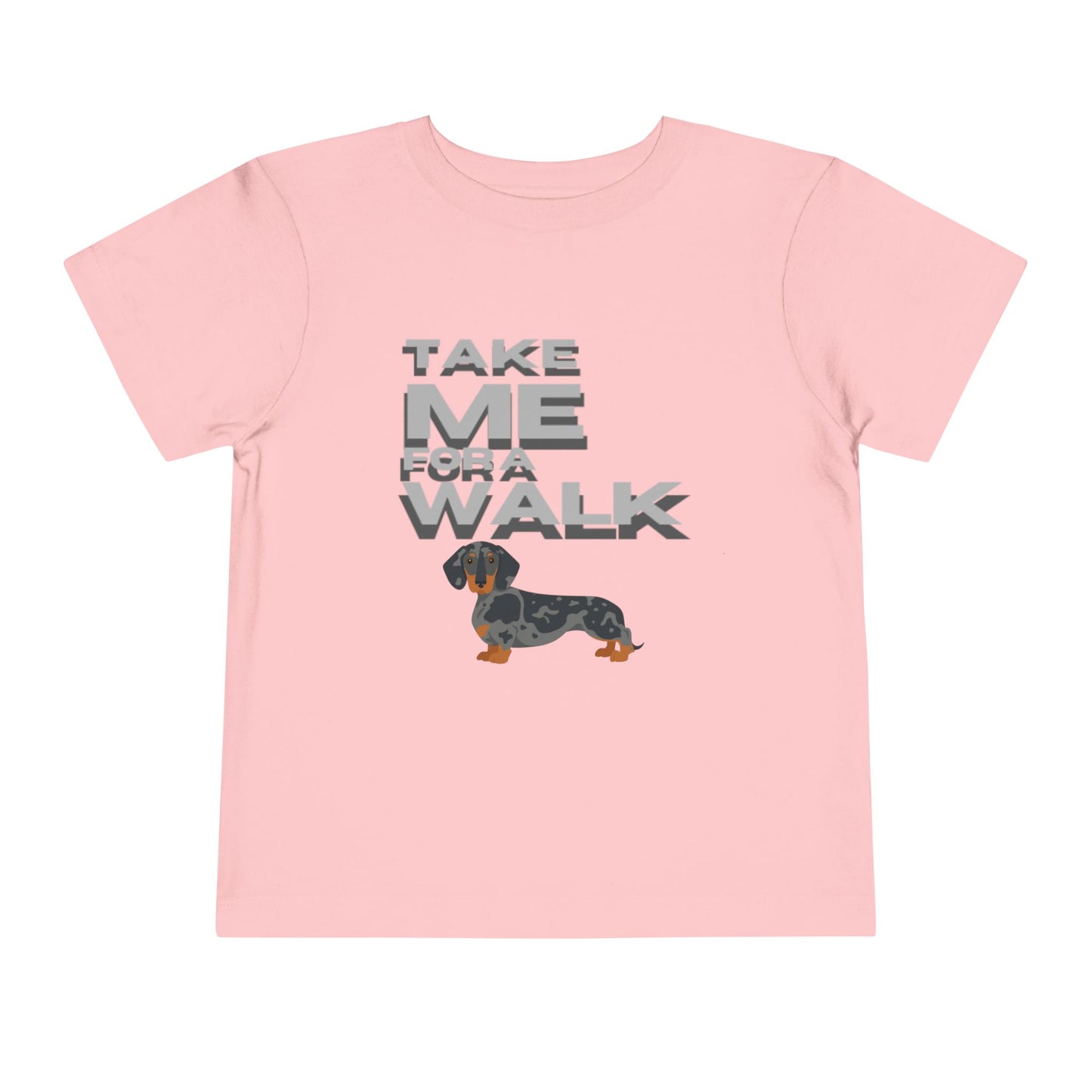T-Shirt Toddler Short Sleeve Dachshund — by Mariu del Campo