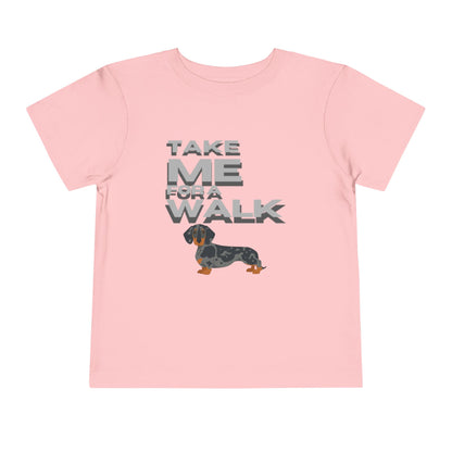 T-Shirt Toddler Short Sleeve Dachshund — by Mariu del Campo