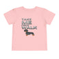 T-Shirt Toddler Short Sleeve Dachshund — by Mariu del Campo